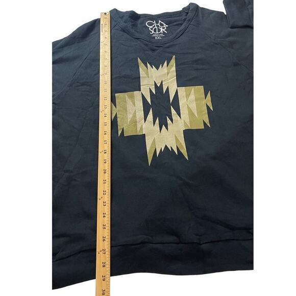 Chaser Pullover Long Sleeve T Shirt Sweatshirt Sweater Geometric Design 2XLarge - Picture 5 of 9